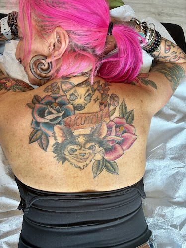 Work by Burial Tattoo