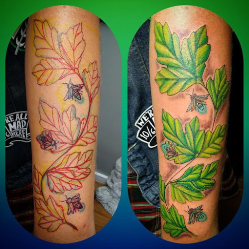 Work by Touch Of Grey Tattoos