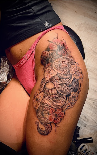 Work by Little Man Tattoos