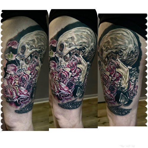Work by Death's Decor Tattoo and Gallery
