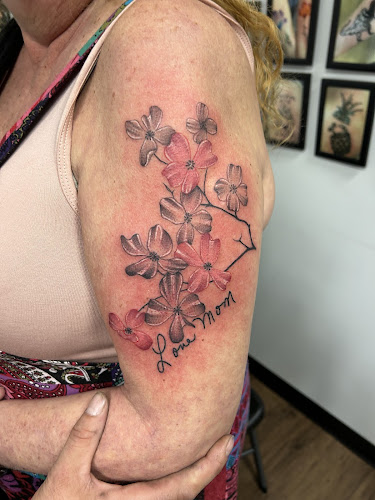 Work by The Emporium Tattoo and Body Piercing
