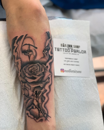 Work by The Barbershop Tattoo Parlor