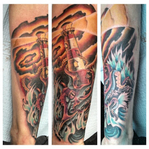 Work by Inkslingers Electric Tattooing