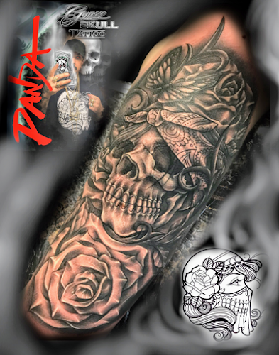 Work by Gypsy Skull Tattoo