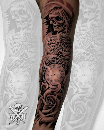 Work by White Wolf Tattoo