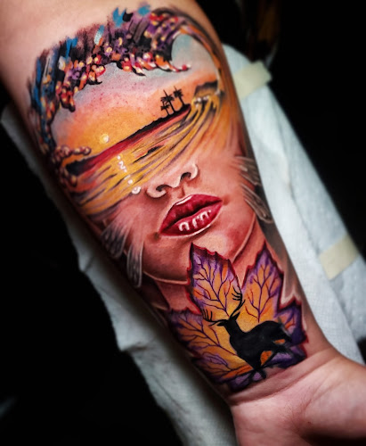 Work by RED HAND TATTOOS