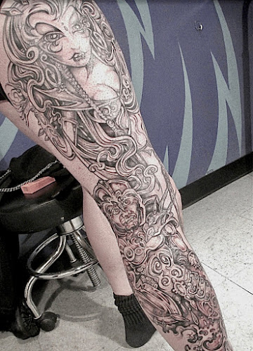 Work by Vintage Tattoo Art Parlor