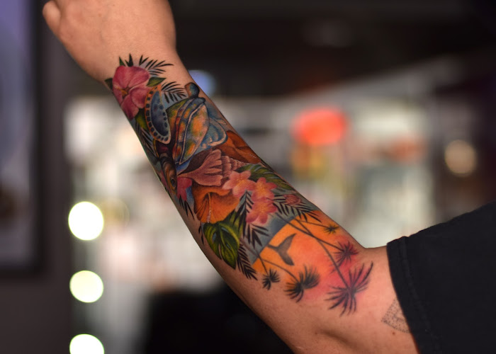 Work by Black Widow Tattoo Company