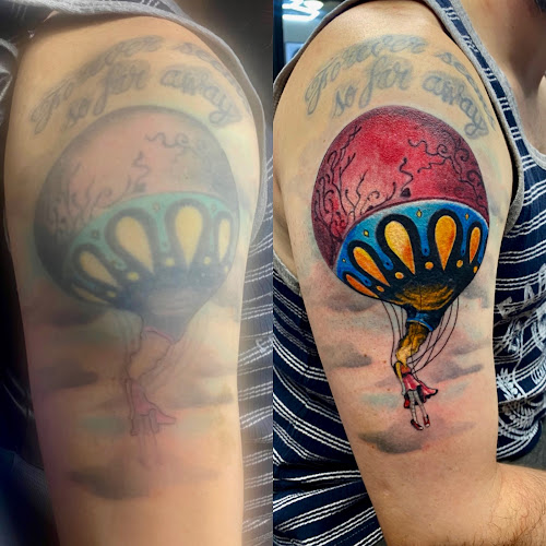 Work by Elevated Art Tattoo and Piercing