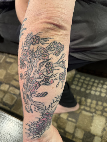 Work by Steel Rail Tattoo