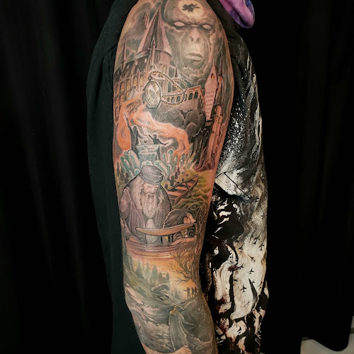 Work by Alkali Tattoos