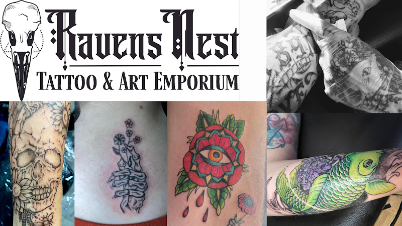 Work by The Ravens Nest Tattoo Studio and Art Emporium