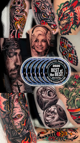 Work by Gold Cross Tattoo Co.