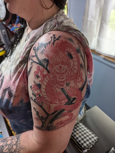 Work by Spanky's Custom Tattoo