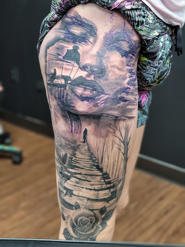 Work by Broken Lines Tattoo Co