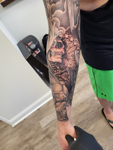 Work by Yellow Fly Tattoo Co.