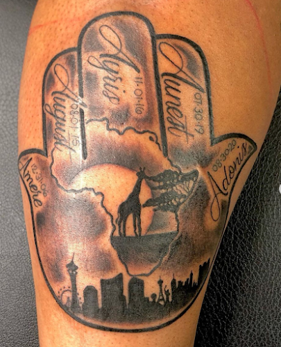 Work by Lucky 7s Tattoo Shop LV