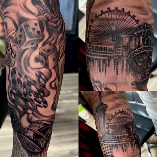 Work by Pair-A-Dice Tattoo