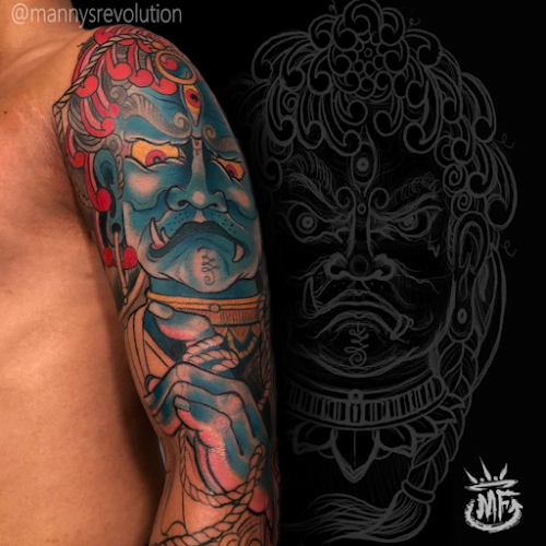 Work by Revolution Tattoo Parlor
