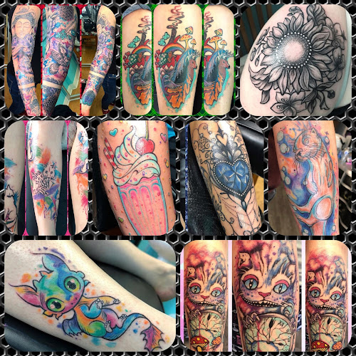 Work by Silver Squid Ink Tattoo & Piercing