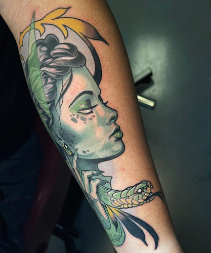 Work by Sleeping Tiger Tattoo