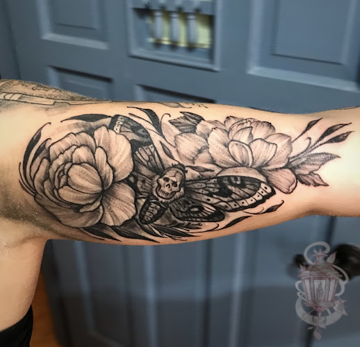 Work by Hermit Tattoo and Gallery