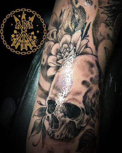 Work by Good Luck Marys Tattoo co.