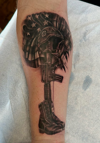 Work by Out of Town Tattoo