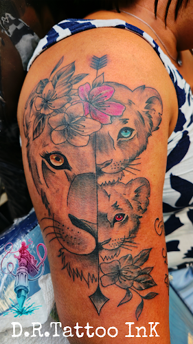 Work by D.R. Tattoo Ink,, And Piercing