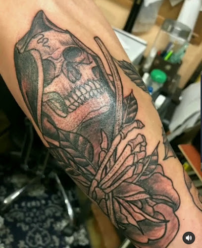 Work by Brian Jr's. Ink Spot Tattoo Parlor