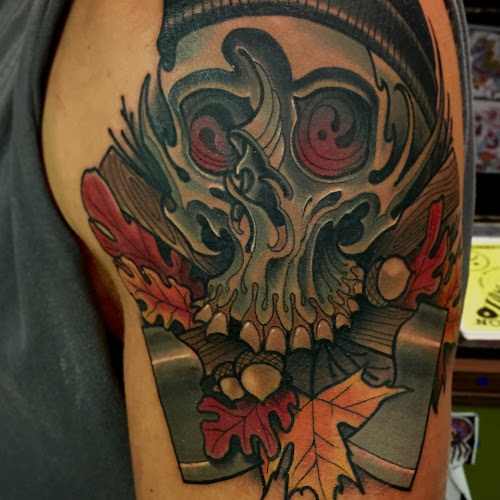 Work by Elliott's Tattoo