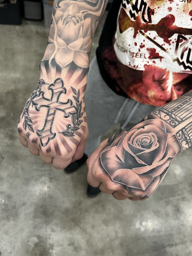 Work by Rich in Flesh Tattoo /Barber Shop