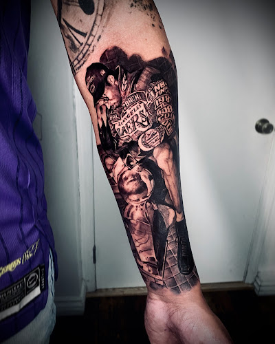 Work by Malaka Tattoo Collective