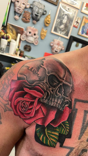 Work by Oaxaca Ink tattoo shop