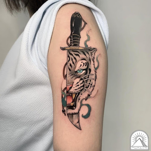 Work by Rough Sands Tattoo