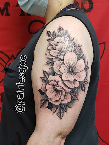 Work by Premier Piercing & Tattooing