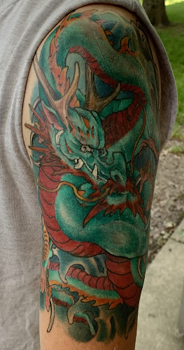 Work by Kustom Ken's Tattoos