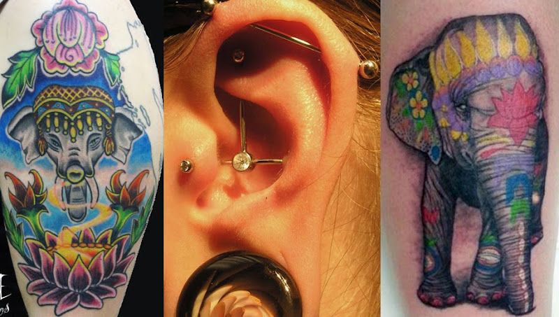 Work by Blue Lotus Tattoo & The Piercing Lounge
