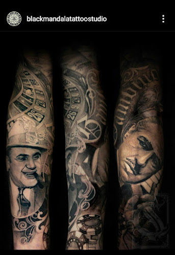 Work by Black Mandala Tattoo Studio