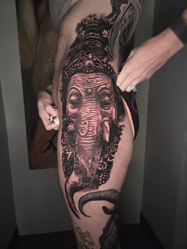 Work by Saged souls tattoo collective