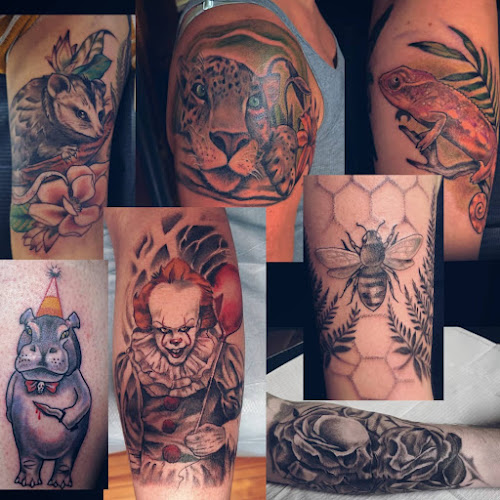 Work by Alley Cat Tattoo Studio