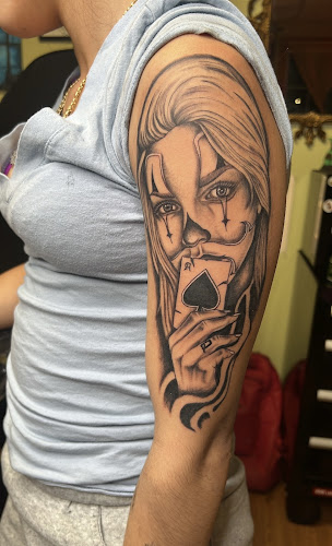 Work by Painted Rose Tattoos