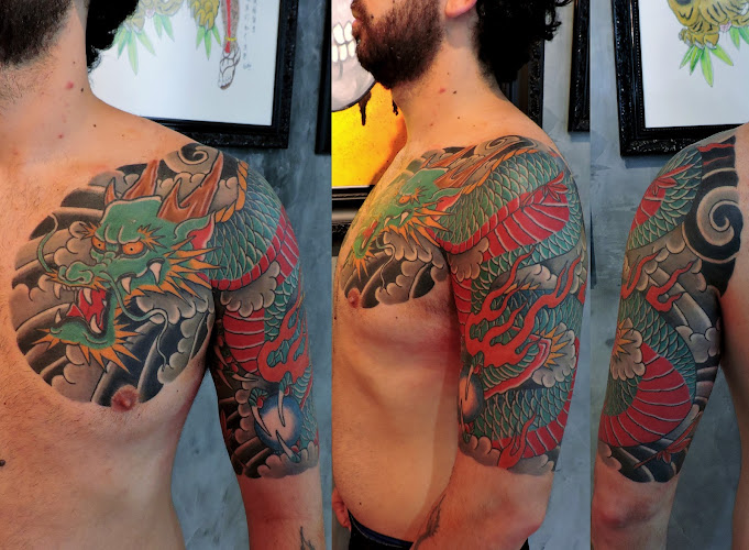 Work by Tattoos by Lou Miami - South Beach