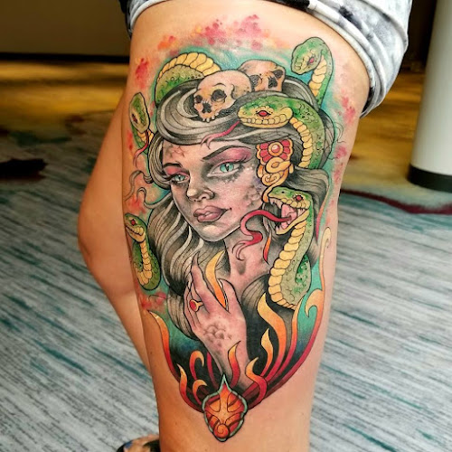 Work by Black Ball Tattoo