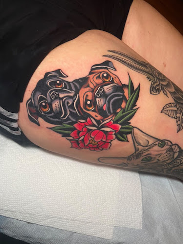 Work by Dearly Departed Tattoo Parlor