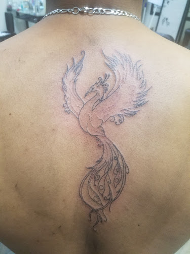 Work by Fallen Angels Tattoo Studio