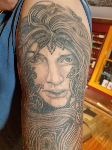 Work by Shady Lady Tattoo and Piercing Parlour