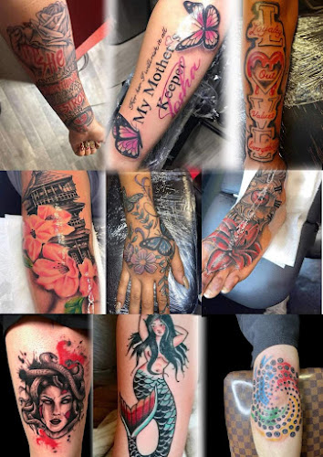 Work by Timeless Tattoos and piercings