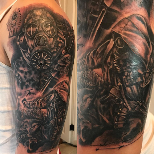 Work by Space Tiger Tattoos