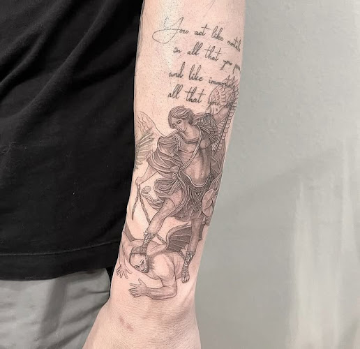 Work by Derrick Johnson Tattoos